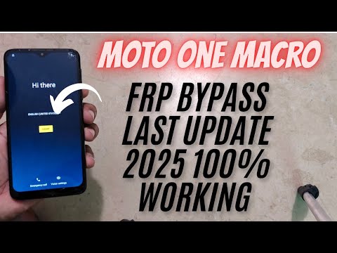 Moto One Macro FRP Bypass 2025 ✅ | No PC Needed | Latest Update