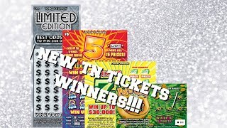 New Tennessee Lottery Tickets Winners!! Limited Edition 5 Times Lucky Winning 7s Pot Of Gold