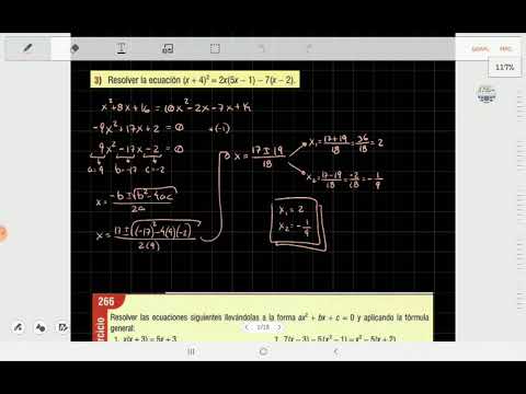 Ecuaciones de segundo grado con denominadores