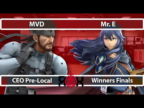 MVD (Snake) vs Mr. E (Lucina) - CEO Pre-Local x ROK Smash Ultimate - Winners Finals