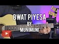 BAWAT PIYESA - Munimuni (FULL SONG) EASY Guitar Tutorial NO CAPO!