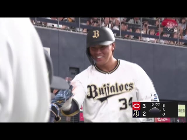 【ファーム】バファローズ・横山聖哉 ライトスタンドへの豪快なソロホームランで1点差に迫る!! 2025年7月29日 オリックス・バファローズ 対 広島東洋カープ