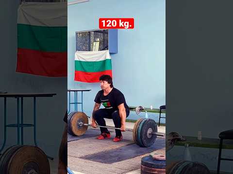 Power Clean and Jerk 120 kg.#shorts