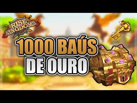 ABRINDO +1000 BAÚS DE OURO | DEI MUITA SORTE - RISE OF KINGDOMS