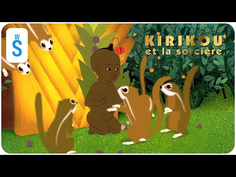 Kirikou et la Sorcière / Kirikou and the Sorceress (1998) | Scene: Kirikou evades