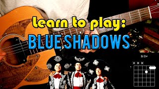 Blue Shadows On The Trail acoustic cover - With Chords!