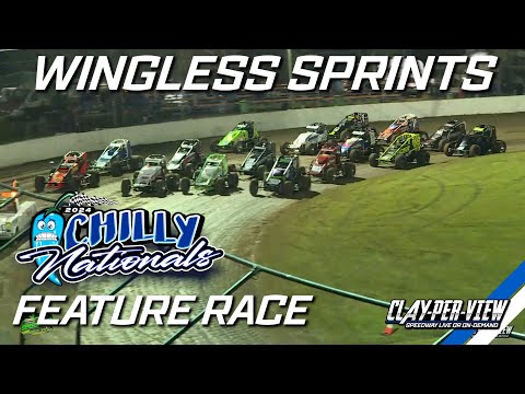 Wingless Sprints | Chilly Nationals 50 Lapper - Lismore - 9th Jun 2024 | Clay-Per-View