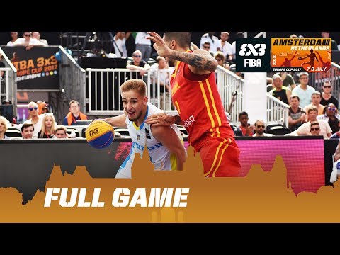 Ukraine vs Spain - Full Game - FIBA 3x3 Europe Cup 2017