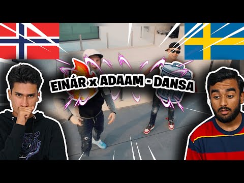 Norwegians React To (Swedish Rap) Reacting Til EINÁR x ADAAM - DANSA (OFFICIAL MUSIKVIDEO)
