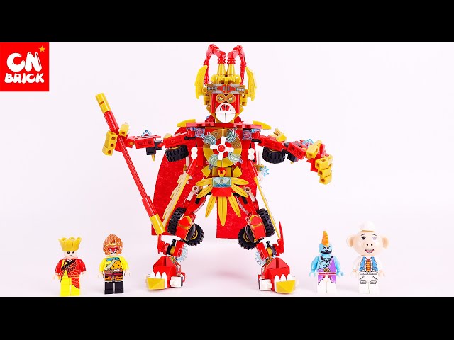 Vídeo relacionado con JMBricklayer Monkey King Mech - Juego de construcción para Adultos 70150, Figura de acción Robot meca, Juguete clásico de Guerrero Chinoiserie Coleccionable, Kit de Modelo Genial Mech, Regalos para
