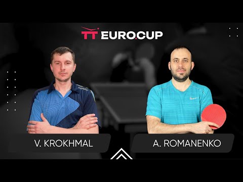 10:20 Vitalii Krokhmal - Andrii Romanenko 21.05.2024 TT Euro.Cup Ukraine Professional. TABLE 3