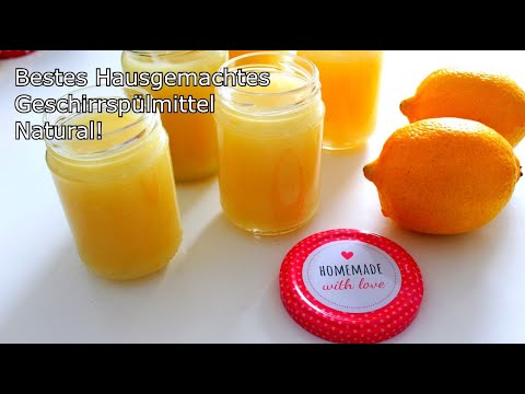 Bestes Geschirrspülmittel (100 % Natural) selber machen Schnell & Einfach - Dishwashing Homemade !