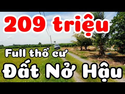 Đất dài 44m nở hậu 100% thổ cư giá rẻ 209 triệu sổ hồng riêng ở Long Chữ Tây Ninh cách TPHCM 70km