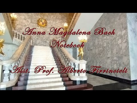 How to play the Notebook for Anna Magdalena Bach - Piano Method THINK IN MUSIC - Alberto Firrincieli