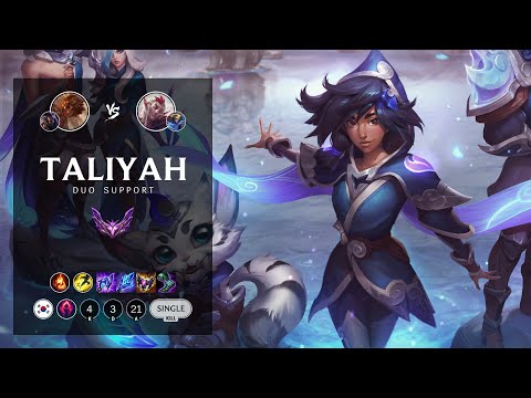 Taliyah Support vs Rakan - KR Master Patch 12.19