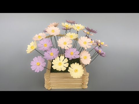 ABC TV | How To Make Daisy Paper Flower With Shape Punch #1 - Craft Tutorial