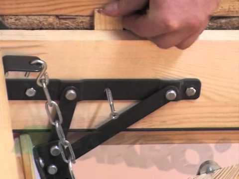 FAKRO podkrovné schody -- Montáž podkrovných schodov LWK Komfort