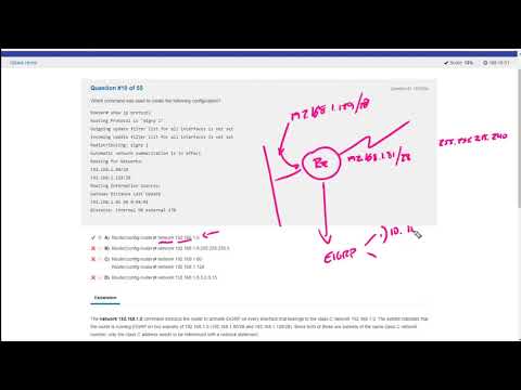 ICND2 Quick Study: EIGRP Networks
