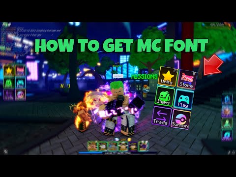 Slayful - How to get the Minecraft font on Roblox