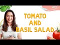 Making My Favorite Tomato Basil And Mozzarella Salad