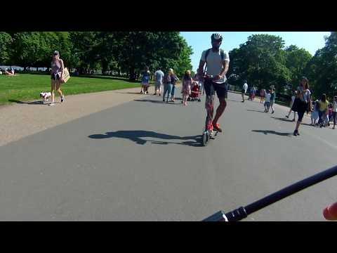 Scooter collides into cyclist