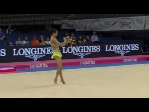 Laura Zeng - Clubs - 2015 World Rhythmic Gymnastics Championships - Qualification