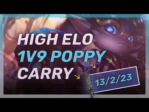 #1 Poppy Shows YOU How to CARRY - League of Legends