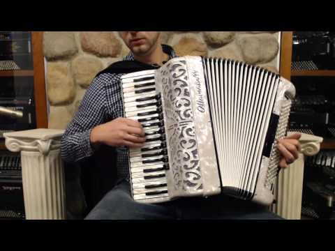 OTTAPRIIIHWH - NEW White Ottavianelli Principessa II Piano Accordion LMMH 41 120 $4999