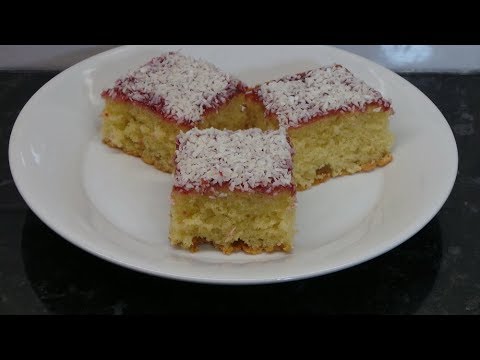 Coconut & Jam Sponge