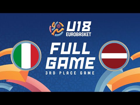 3rd Place Game | Italy v Latvia | Full Basketball Game | FIBA U18 EuroBasket 2025