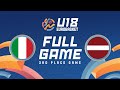 3rd Place Game Italy V Latvia Full Basketball Game FIBA U18 EuroBasket 2025