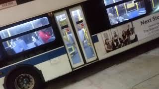 New Flyer XD40 Xcelsior Q18 bus (to Maspeth) at 30 Ave & 31 St (30 Ave (N)(W) station)