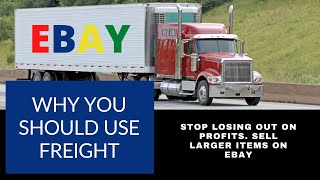 Step up your Used Auto Parts Business on eBay! Why you should offer freight shipping to make money!