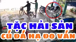 Vác xe đạp đi TR.ỘM hải sản và cái kết chưa kịp chạy đã ăn cú đá trời giáng!
