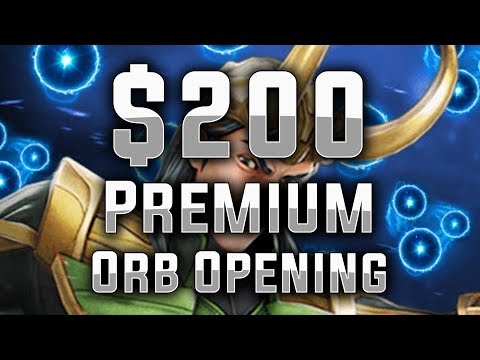$200 Premium Orb Opening! (Trying for Loki)