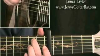How To Play James Taylor Knocking Round The Zoo (intro only)