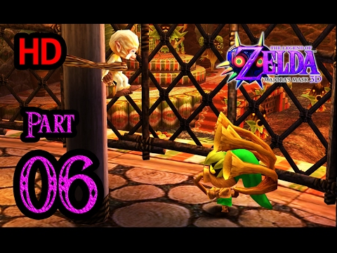 Zelda Majora's Mask 3D 100% Walkthrough 1080p HD Part 6 - Deku Palace - Magic Beans - Deku King