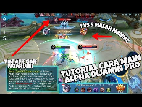 Tutorial Cara Main Alpha Dan Build Tersakit 2023 Dijamin Pro,Alpha Hyper Gameplay 2023
