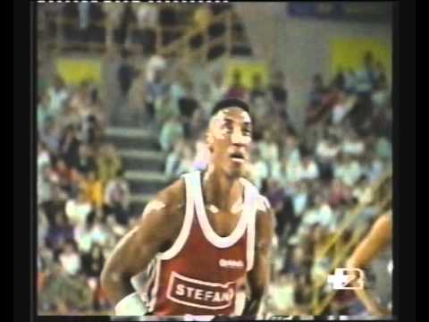 Glaxo Verona Stefanel Trieste Exhibition Game 1991 Pippen Barkley 3/6