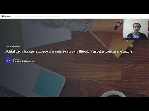 dr Andrzej Pogłódek - Udział czynnika społecznego w wymiarze sprawiedliwości cz. 1