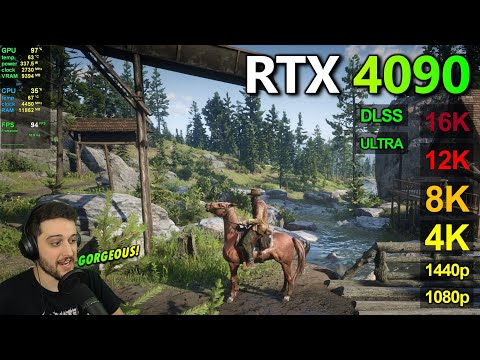 RTX 4090 | Red Dead Redemption 2 - 1080p, 1440p, 4K, 8K, 12K, 16K