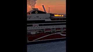 M/S Viking glory leaving Turku #vikingline #cruiseferry #turku
