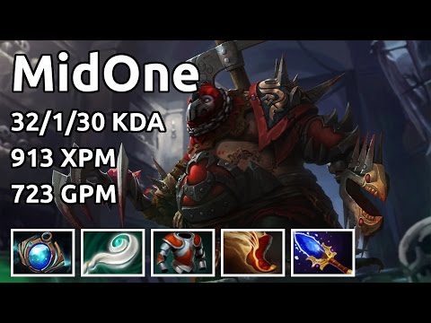 MidOne Pudge 32/1/30 K/D/A 913 XPM 723 GPM 102/10 LH/DN