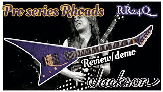 Video thumbnail for Jackson pro series Rhoads RR24Q trans purple review/demo #Jacksonguitars #Rhoads by SIX1NINE GUITARS AND GEAR