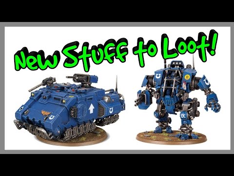 New Space Marine Vehicles to Loot! - Impulsor - Invictor Tactical Warsuit