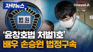 음주운전만 무려 5번째…배우 손승원 법정구속돼 [자막뉴스] / 채널A