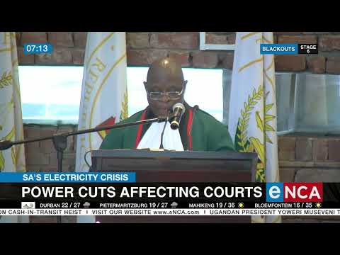 Power cuts affecting courts