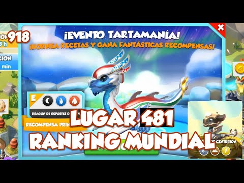 Soy el Número 481 del Ranking Mundial 😁 ⭐Dragon Mania Legends 918