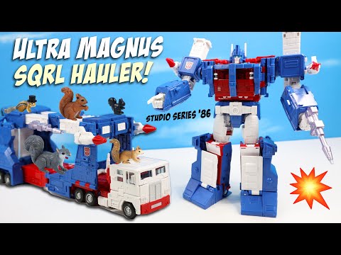 Transformers the Movie Ultra Magnus Studio Series 86 Squirrel Hauler Review