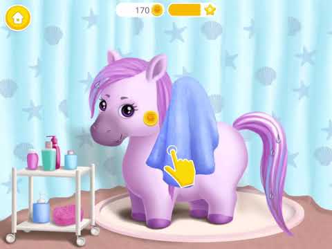 Fun Pony Hair Care - Pony Sisters Hair Salon 2 - Pet Horse Makeover Fun Dress Up Games For Girl